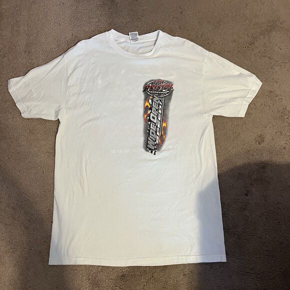 2011 Bristol Motor Speedway T-Shirt NASCAR Wide Open Speed Tennessee Race Tee L - Picture 3 of 5